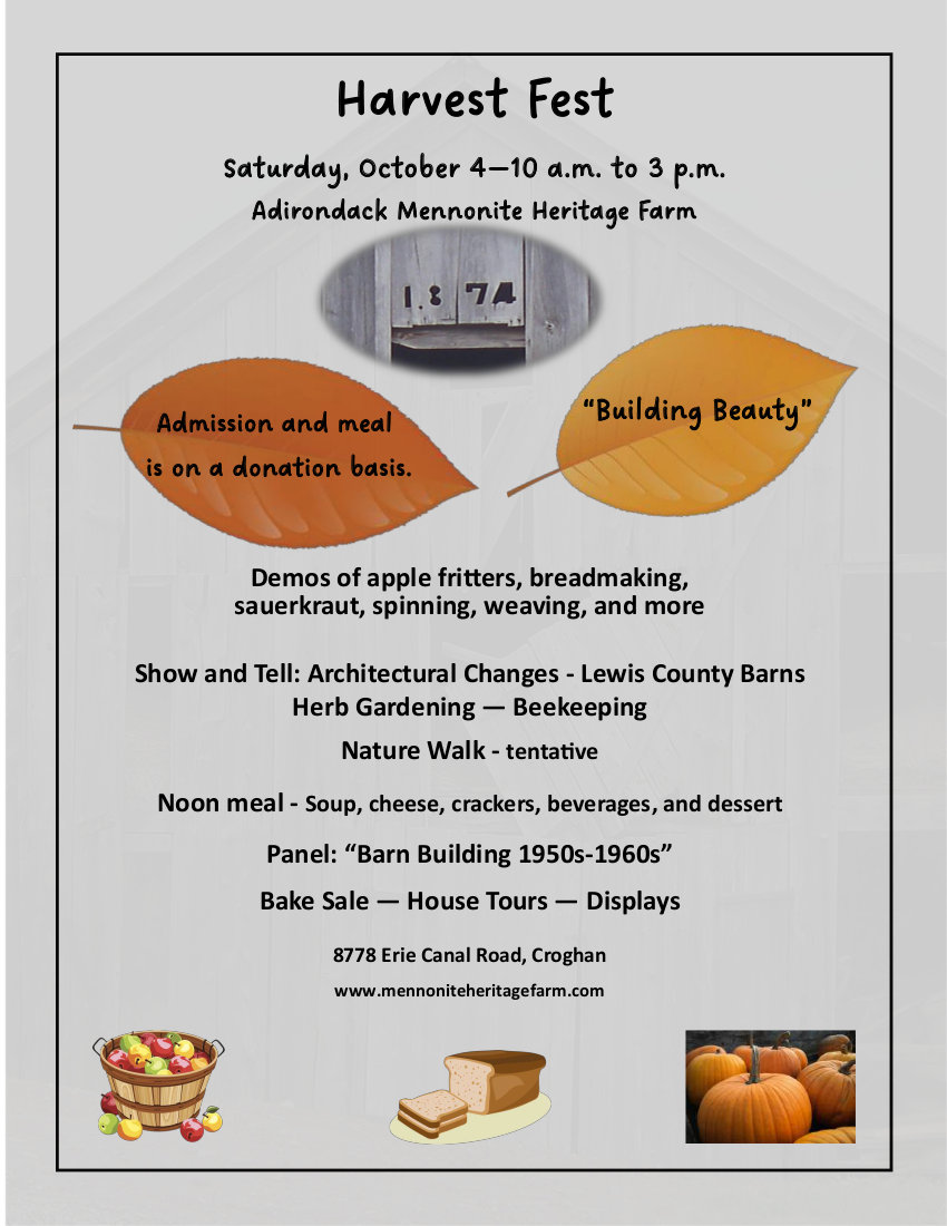 2025 Harvest Flyer