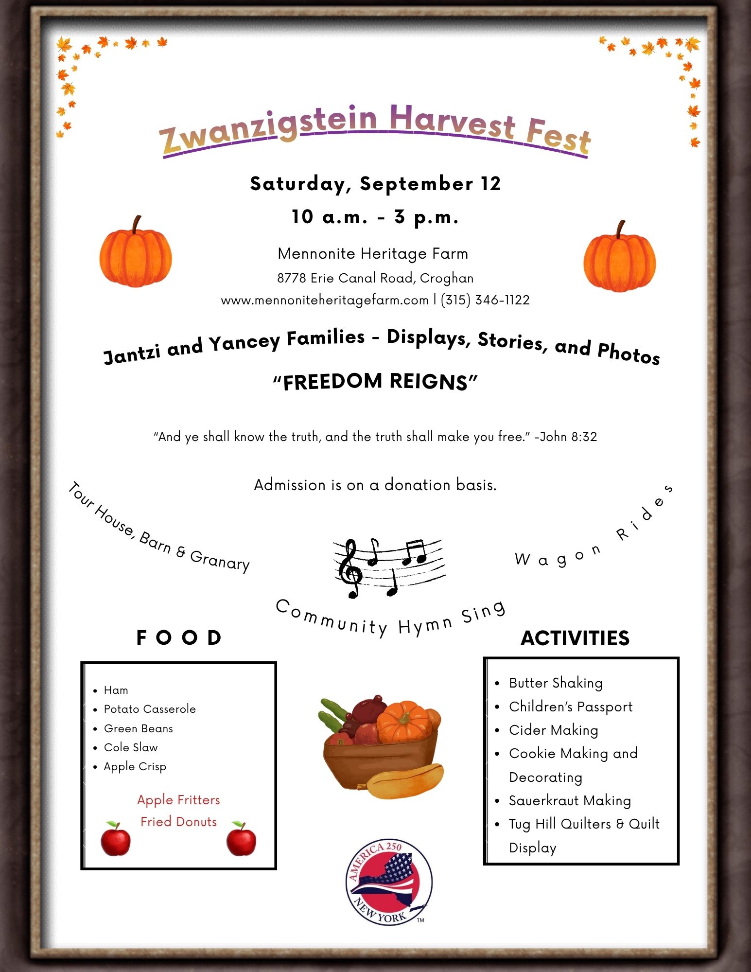 Harvest Z Fest Poster
